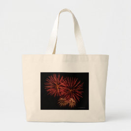 Bolsa Tote Grande Fireworks 3 grande saco de toques