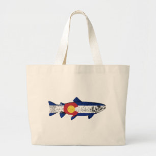 Bolsa Tote Grande Fish Colorado