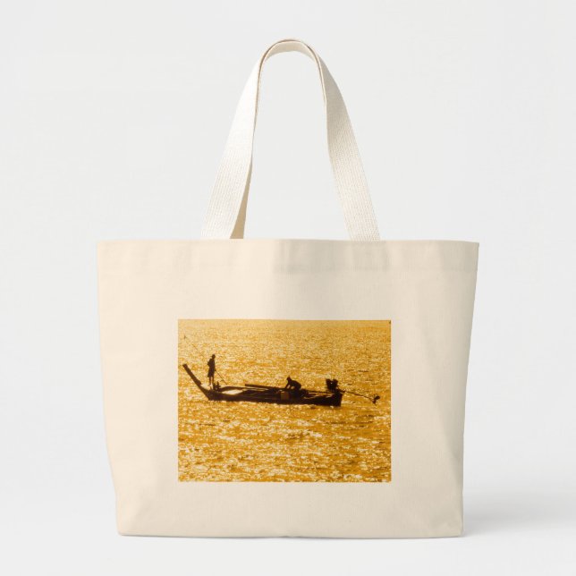 Bolsa Tote Grande Fisher Men na Tailândia (Frente)