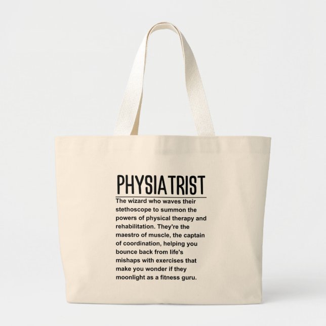 Bolsa Tote Grande Fisiatra (Frente)