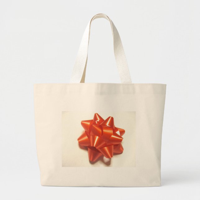 Bolsa Tote Grande Fita Vermelha (Frente)