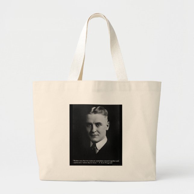 Bolsa Tote Grande Fitzgerald "Duas Almas" e Camisetas e presentes de (Frente)