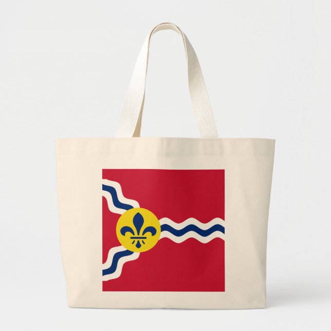 Bolsa Tote Grande Flag of St. Louis, Missouri (Frente)