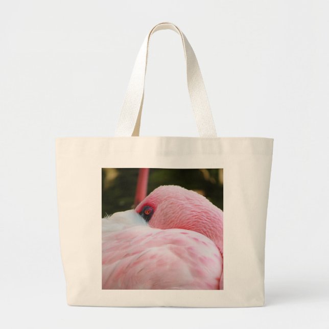 Bolsa Tote Grande Flamingo (Frente)