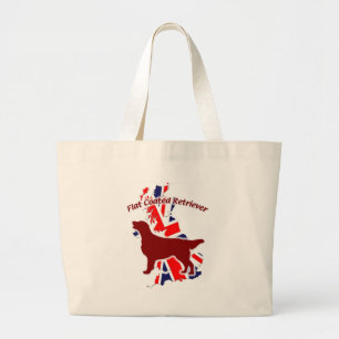 Bolsa Tote Grande Flat Coated Retriever