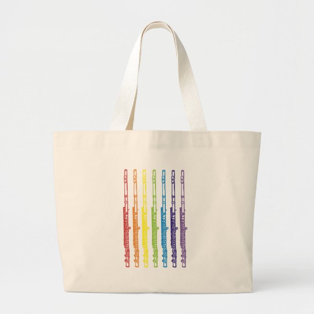 Bolsa Tote Grande Flautas (Frente)