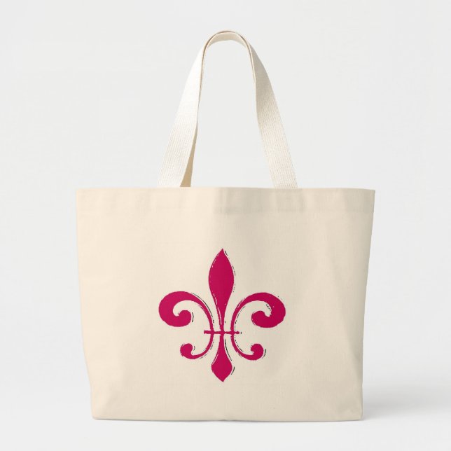 Bolsa Tote Grande Fleur De Lis (Frente)