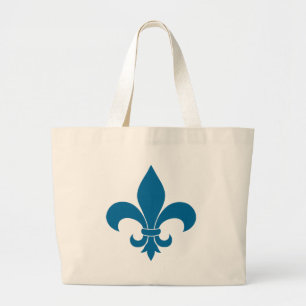 Bolsa Tote Grande Fleur de lis Pattern francês