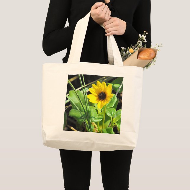Bolsa Tote Grande Flor Amarelo (Frente (produto))
