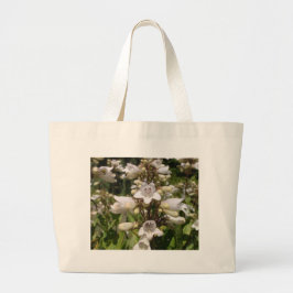 Bolsa Tote Grande Flor Branca