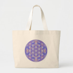 Bolsa Tote Grande Flor da vida (cor 3)