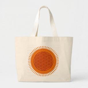 Bolsa Tote Grande Flor Live/design ensolarado