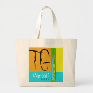 Bolsa Tote Grande Flor TG No Saco Vase Vartali