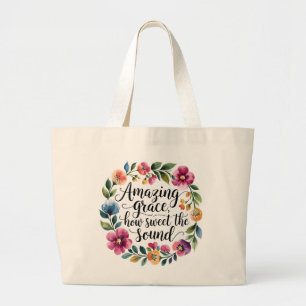 Bolsa Tote Grande Floral Amarelo Grace