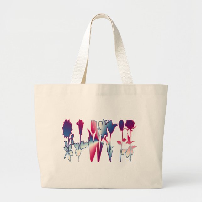 Bolsa Tote Grande Flores (Frente)
