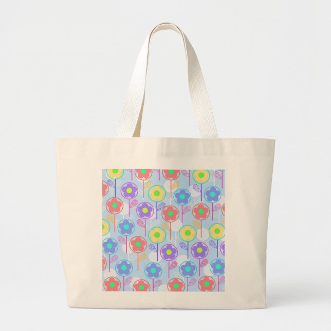 Bolsa Tote Grande Flores (Frente)