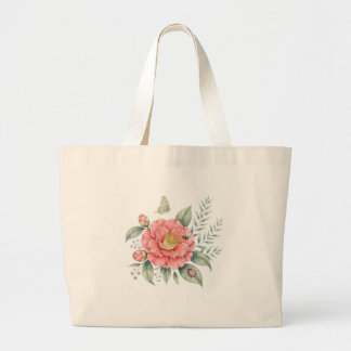 Bolsa Tote Grande flores