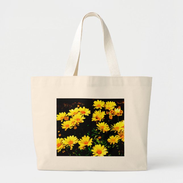 Bolsa Tote Grande Flores Amarelas (Frente)