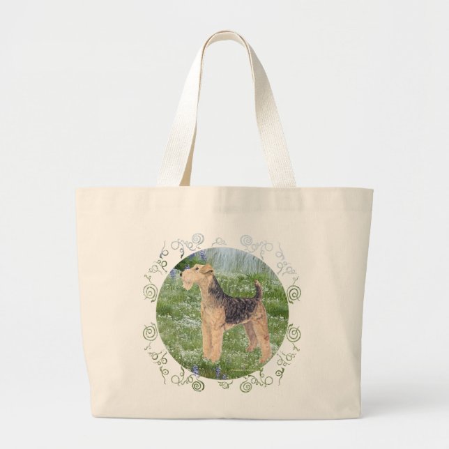 Bolsa Tote Grande Flores do Campo (Frente)