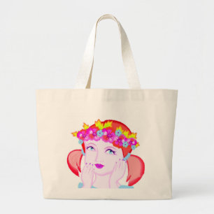 Bolsa Tote Grande Flores Princesa Bag