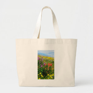 Bolsa Tote Grande Flores selvagens das Montanhas Rochosas