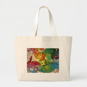 Bolsa Tote Grande "Floresce" - o saco de Arman Manookian