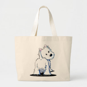 Bolsa Tote Grande Fluffy Bumbum Westie