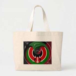 Bolsa Tote Grande Fluid Kenya Flag Hakuna Matata