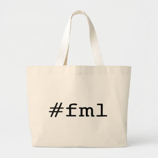 Bolsa Tote Grande FML (hashtag)