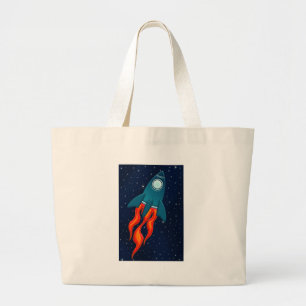 Bolsa Tote Grande Foguete