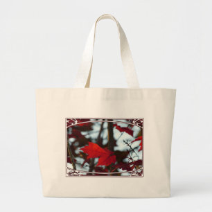 Bolsa Tote Grande Folhas de Férias