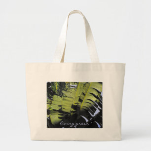 Bolsa Tote Grande Folhas Tropicais