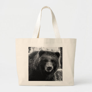 Bolsa Tote Grande Foto bonita do urso de urso
