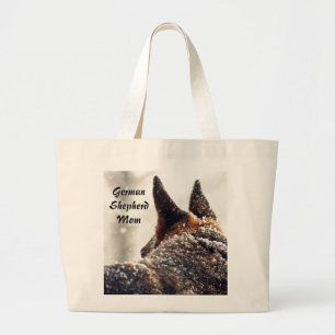 Bolsa Tote Grande Foto do german shepherd