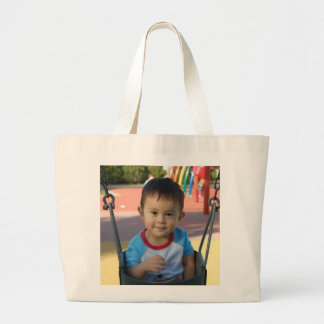 Bolsa Tote Grande Foto personalizada costume