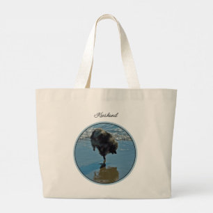 Bolsa Tote Grande Fotografia de Ballet de Keeshond Arte Original de 