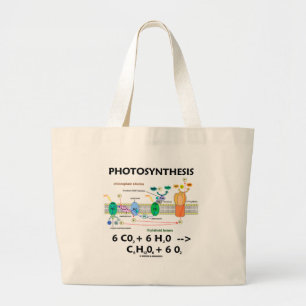 Bolsa Tote Grande Fotossíntese (dióxido de carbono + Água)