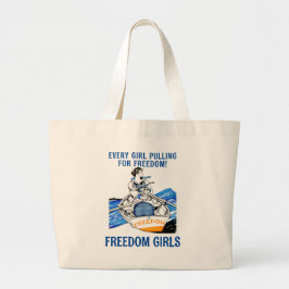 Bolsa Tote Grande FREEDOM GIRLS Jumbo tossaco