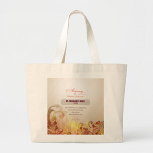 Bolsa Tote Grande Freira feita sob encomenda do nome & do ano, 60th