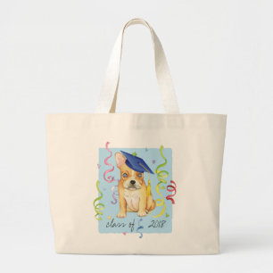Bolsa Tote Grande Frenchie Graduate