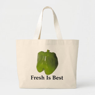 BOLSA TOTE GRANDE FRESH É MELHOR - GREEN PEPPER