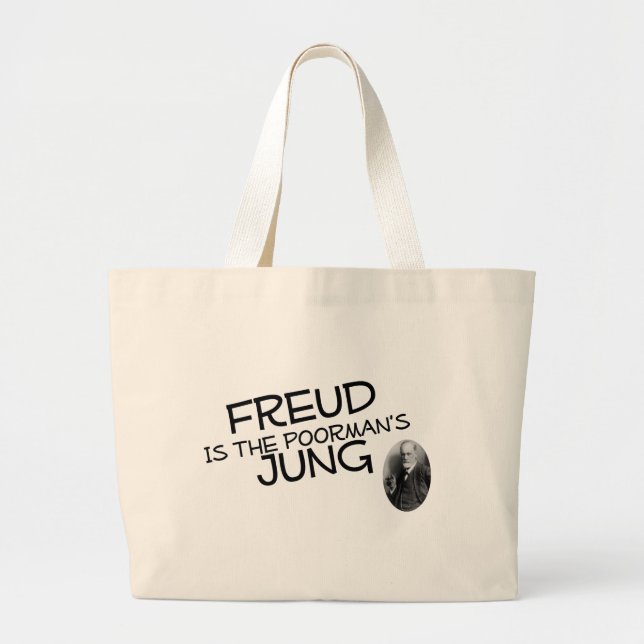 Bolsa Tote Grande Freud é o Jung do Poorman (Frente)