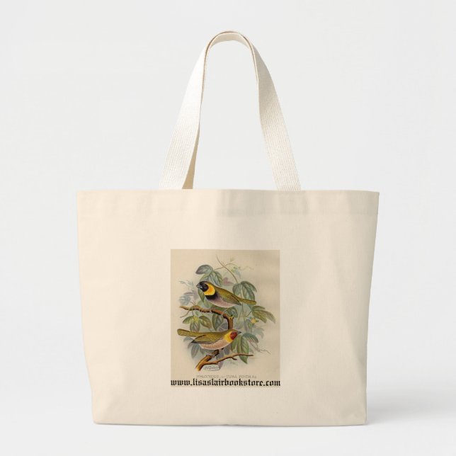 Bolsa Tote Grande Frohawk - Melodius ou passarinho cubano (Frente)