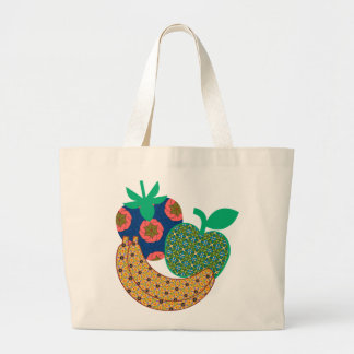 Bolsa Tote Grande Frutas da barra de ferramentas