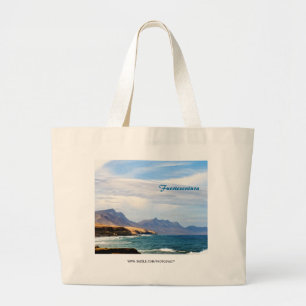 Bolsa Tote Grande Fuerteventura, efeito pintor