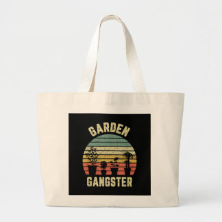 Bolsa Tote Grande Funny garden gangster word art 