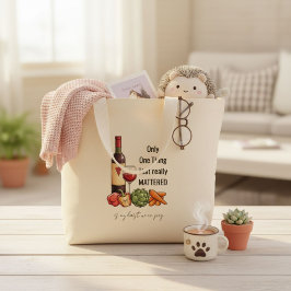 Bolsa Tote Grande Funny sarcasm witty humor tote bag