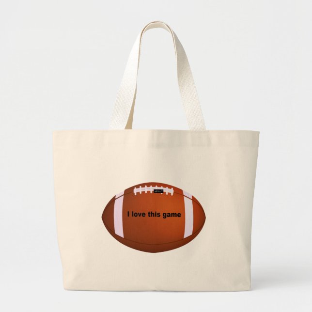 Bolsa Tote Grande Futebol americano (Frente)