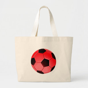 Bolsa Tote Grande Futebol americano vermelho ou bola de futebol da a