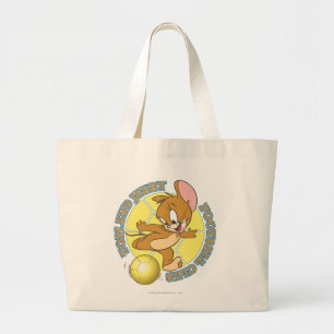 Bolsa Tote Grande Futebol de Tom e de Jerry (futebol) 4